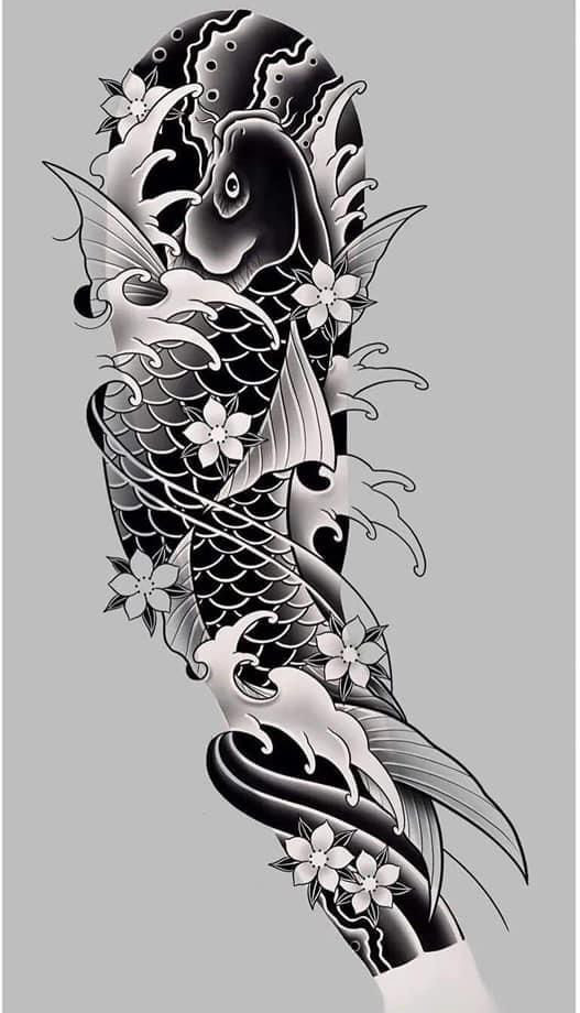 鯉魚紋身新設計，友情與陪伴的溫馨故事展